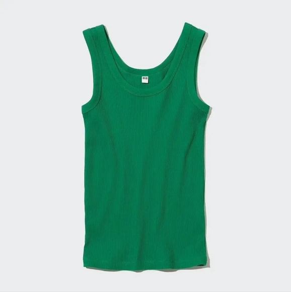 Women's Green Tank Top - Uniqlo - Picture 1 of 3